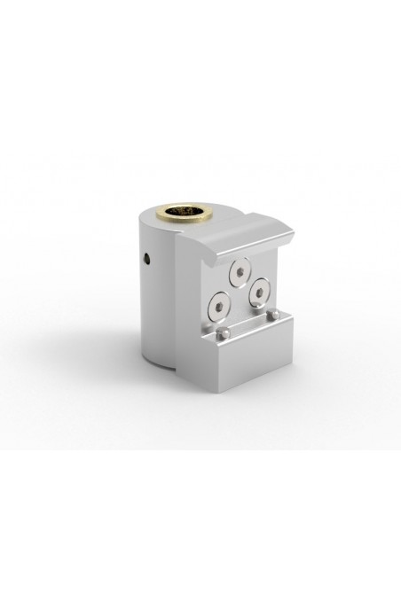 Kulisseklo, smal model, låses med 2 pinolskruer, adapterbeslag messingbøsning & Ø20mm hul, JB 216-03-20 af JB Medico